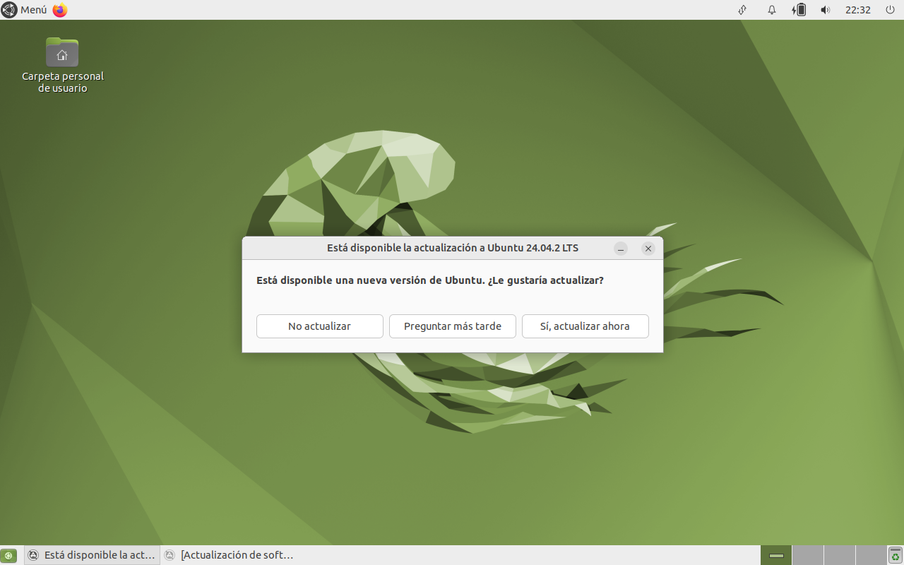 Actualización del sistema